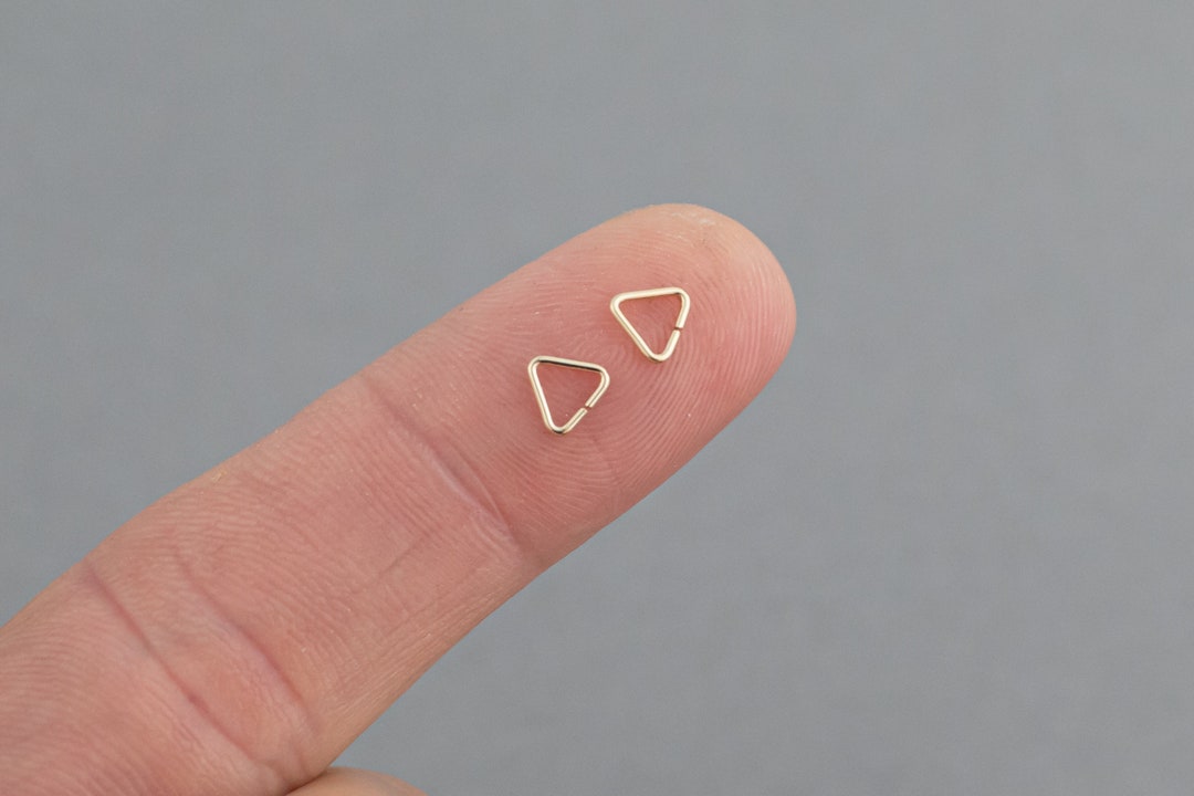 USA Gold Filled Triangle Jump Ring- 22 Gauge- 5mm-14/20 Gold Filled ...