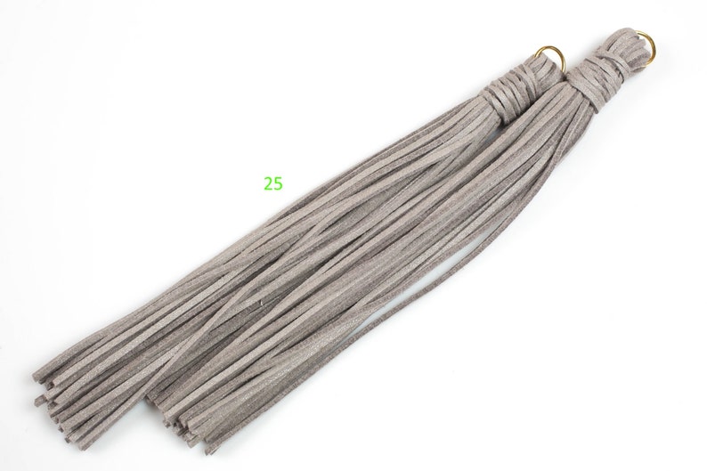 2 Pcs- Suede TASSEL Tassles High Quality 7.5 inches Extra long and Thick