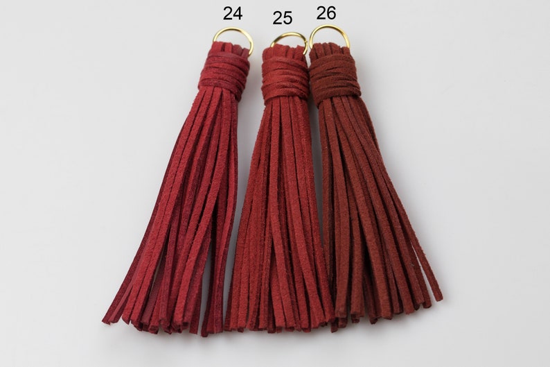 3 Pcs Suede TASSEL Tassles High Quality image 5