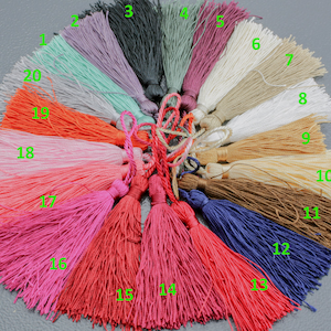 NYLON TASSEL Tassle Bracelet size 3 inches 4 pcs