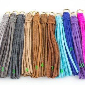 3 Pcs Suede TASSEL Tassles High Quality image 1