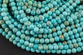 Turquoise  Round 6mm 8mm 10mm Full Strand 15.5-16" AAA Quality  Smooth Gemstone Beads