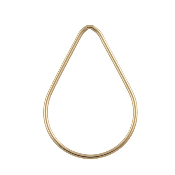 Gold Filled Teardrop Ring- 1.0mm Thick - 14/20 Gold Filled- USA Made-  1 piece per order