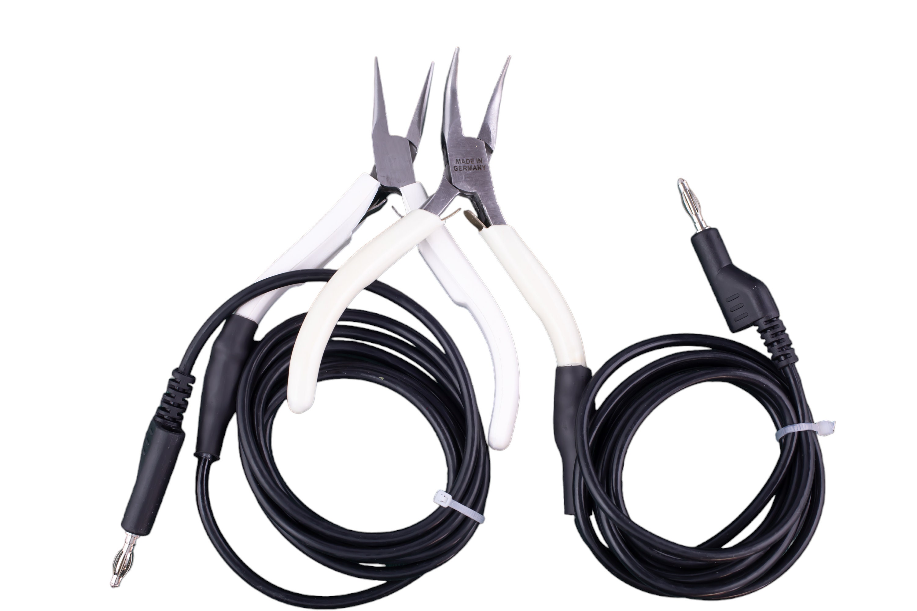 5ft Grounded Pliers Set Extra Long Extension for Sunstone Orion Mpulse Zapp Jupiter Helix Amazon Welder Permanent Jewelry! Curved or Fine