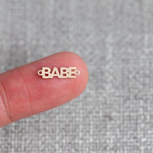 Babe Verbinder - 14Kt Gold Filled oder Sterling Mimi Verbinder - Für permanent Schmuck Armband, Halskette, Ring - permanent Schmuck Versorgung