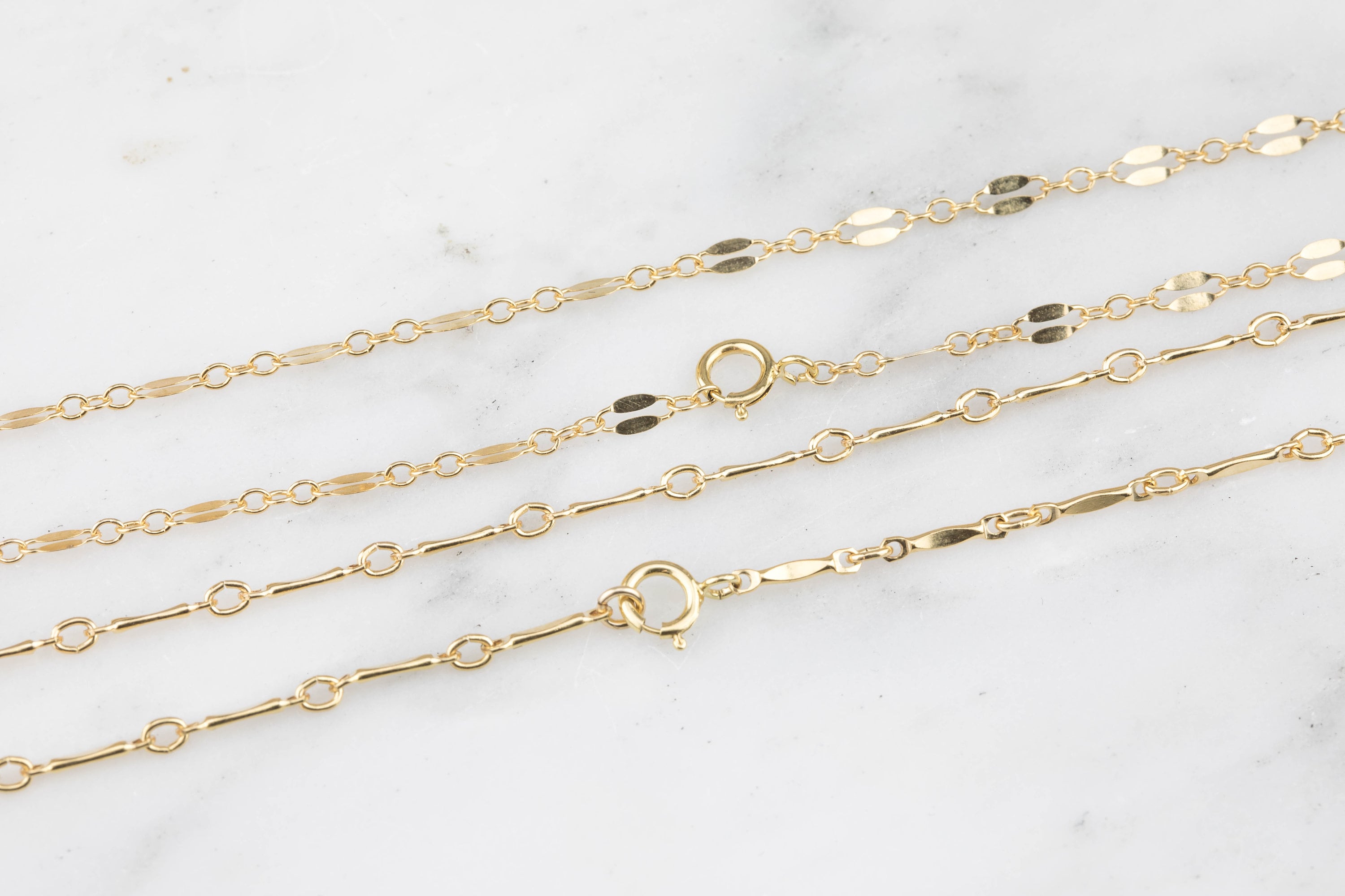 Gold Filled Chain by the Foot USA Made Choose Style Etsy