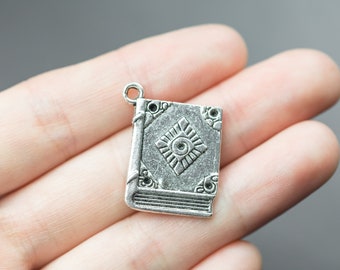 5 Book Charms 18x23mm 1121-11184