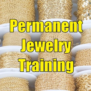 Permanent Jewelry Training Course All inclusive package complete with a starter pack and welder GREAT VALUE image 1