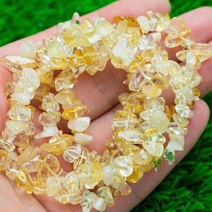 Citrine Stretchy String Bracelet Natural Gemstone Crystal Bracelets Handmade Jewelry Bracelet Crystal Bracelet image 3