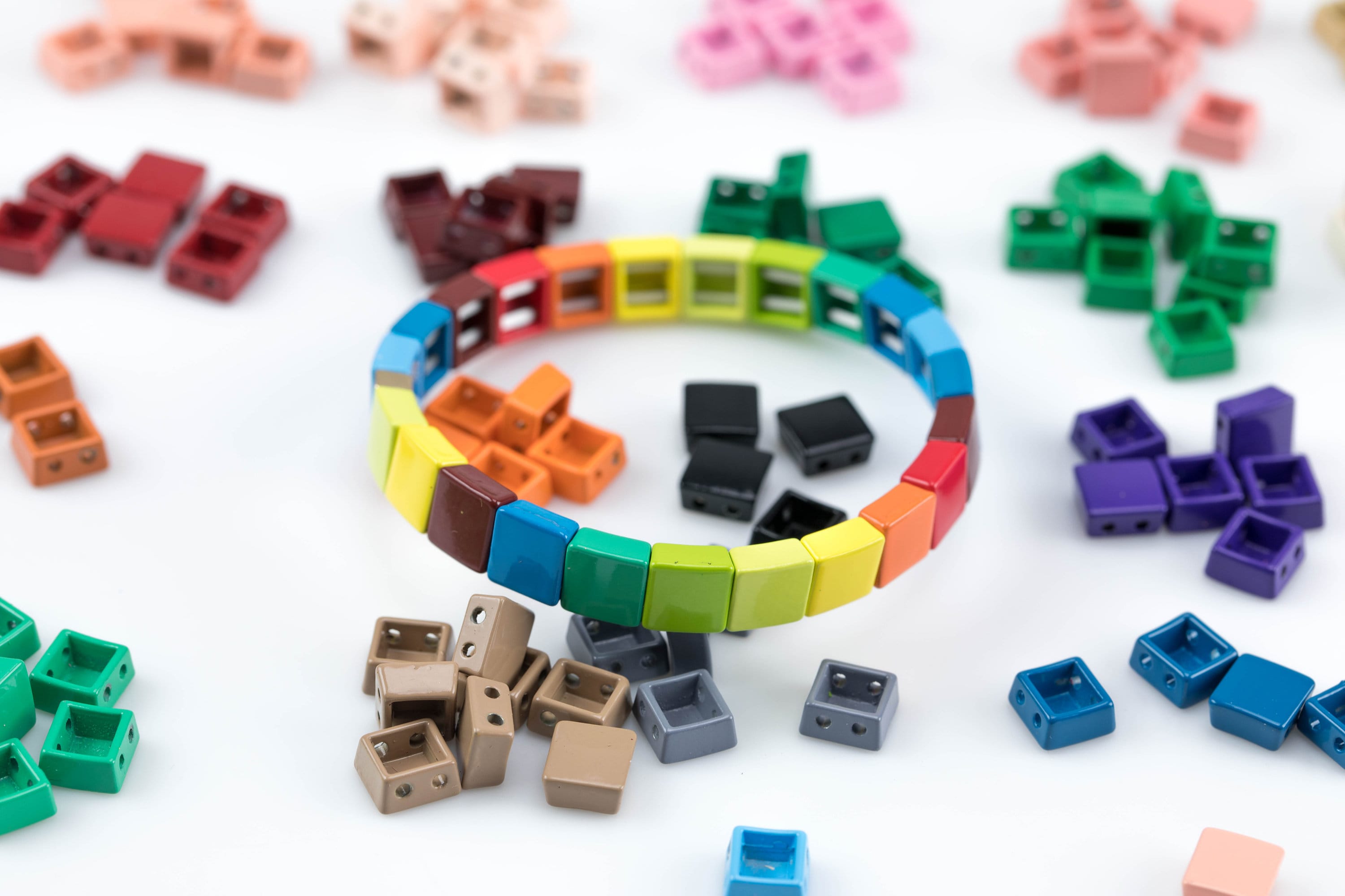 Bead Boat Brand™ Enamel Tila Tile Beads Square 2hole Beads Etsy