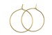 Gold Filled / White Gold Filled Earring Hoop Findings - 20mm 25mm 35mm 45mm 50mm - 2 pairs per order (4 pcs) 