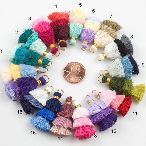 SILK TASSEL TASSLE Silk Tassels Tassles High Quality Small Etsy