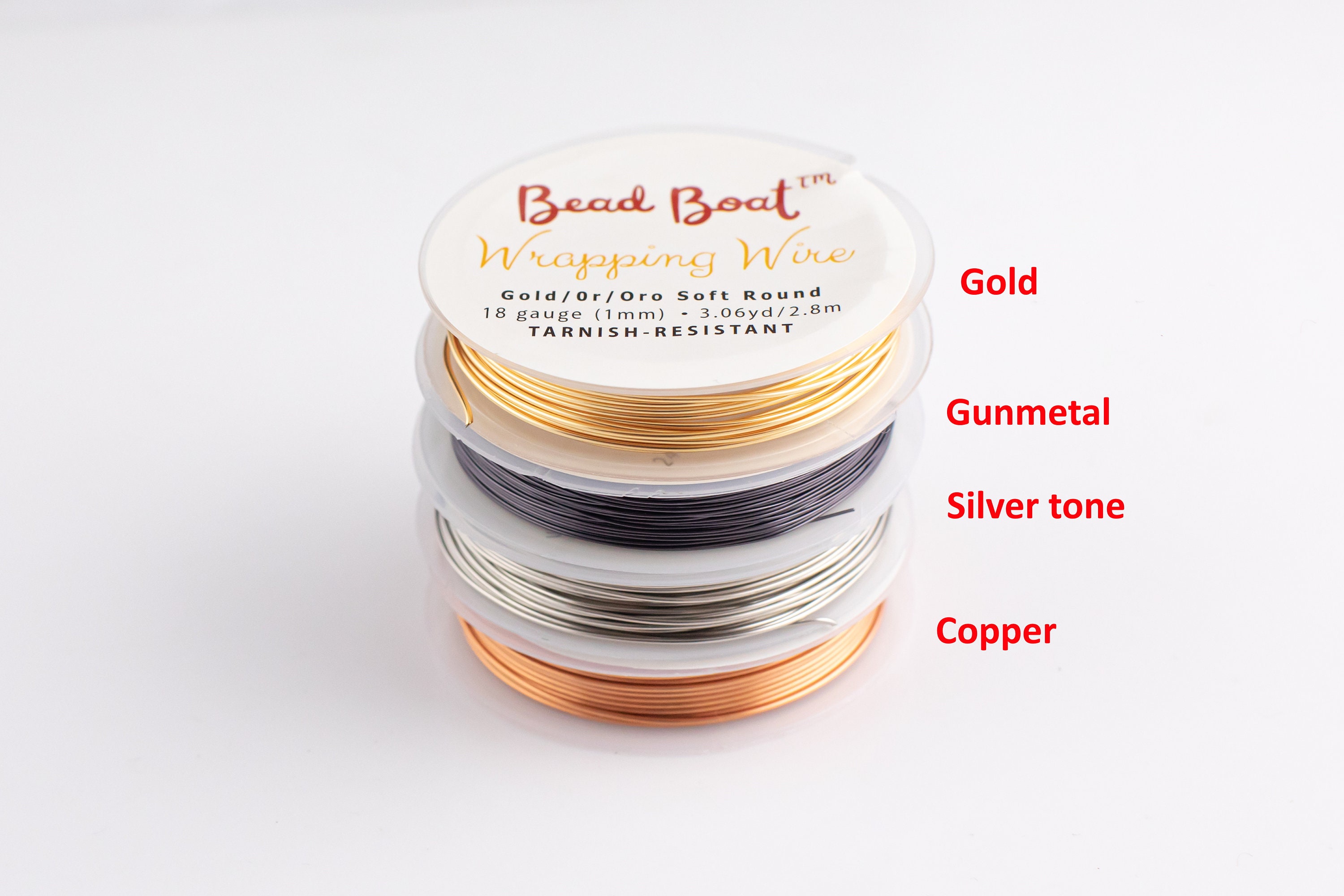  Copper Wire For Jewelry MakingMetal Craft Wire For  CraftsTarnish-Resistant Beading Jewelry Wire Coil Wire For Jewelry Wrapping  Silver 22 Gauge 30 Yards