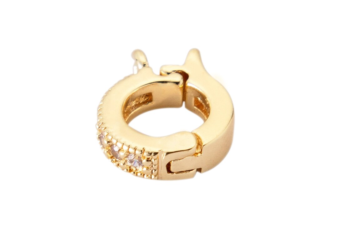 7x9mm 14K Gold Bail Enhancer Jewelry Findings Making Supply2 Pcs per