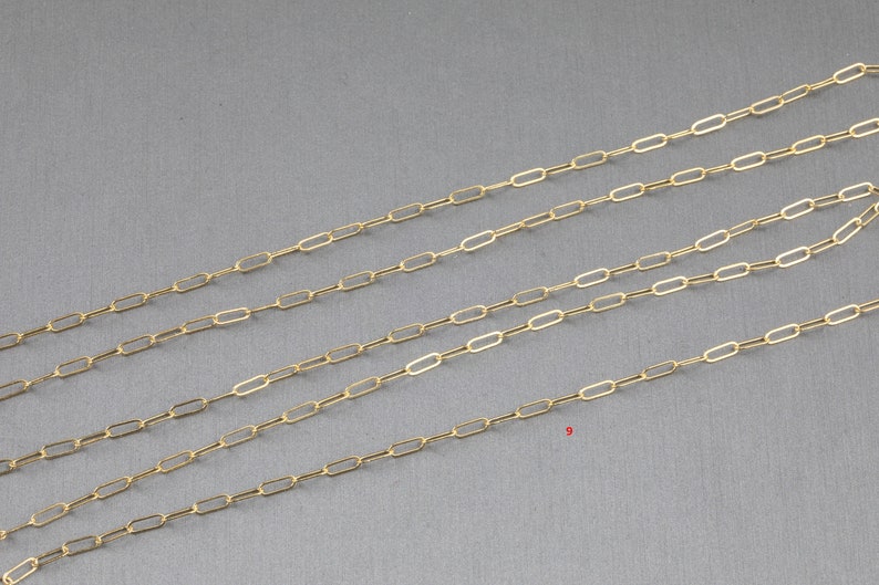 Gold Filled Chain by the Foot USA Made Choose Style Etsy