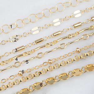 Gold Filled Chain by the Foot USA Made Wholesale Chain, Perfect For Permanent Jewelry Made in USA image 2