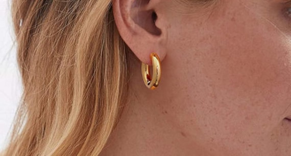 2 Orecchini A Cuore Argento E Oro - Con Custodia In Velluto, Per Ragazze E Donne - Foto 3