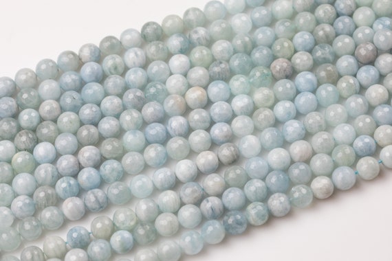 Natural aquamarine best sale beads