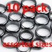 Pack of 10 Domed Hematite Rings Hematite Ring Negative Energy Rings Wholesale Bulk Mix