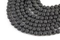 Natural Lava Rocks Diffuser Oil Round Beads - Lava Beads for Essential Oil  - A Qual Full 15.5" Strand 4mm 6mm 8mm 10mm 12mm 14mm -Wholesale