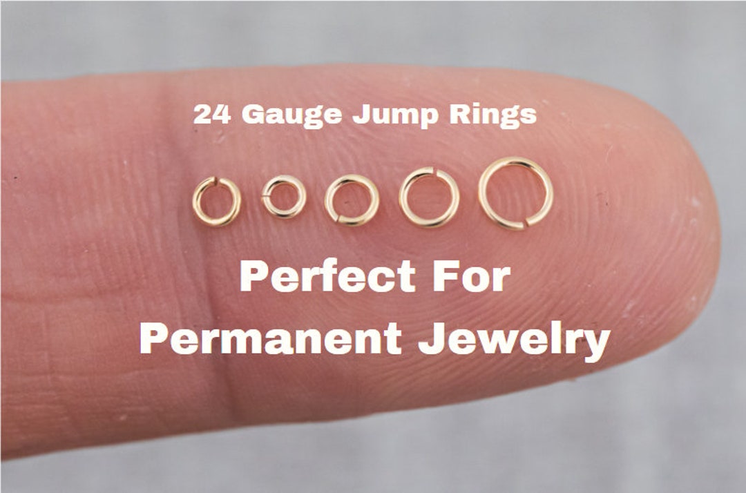 USA Gold Filled Jump Ring 24GA Open 24 Ga Gauge GF 14 20 Gold