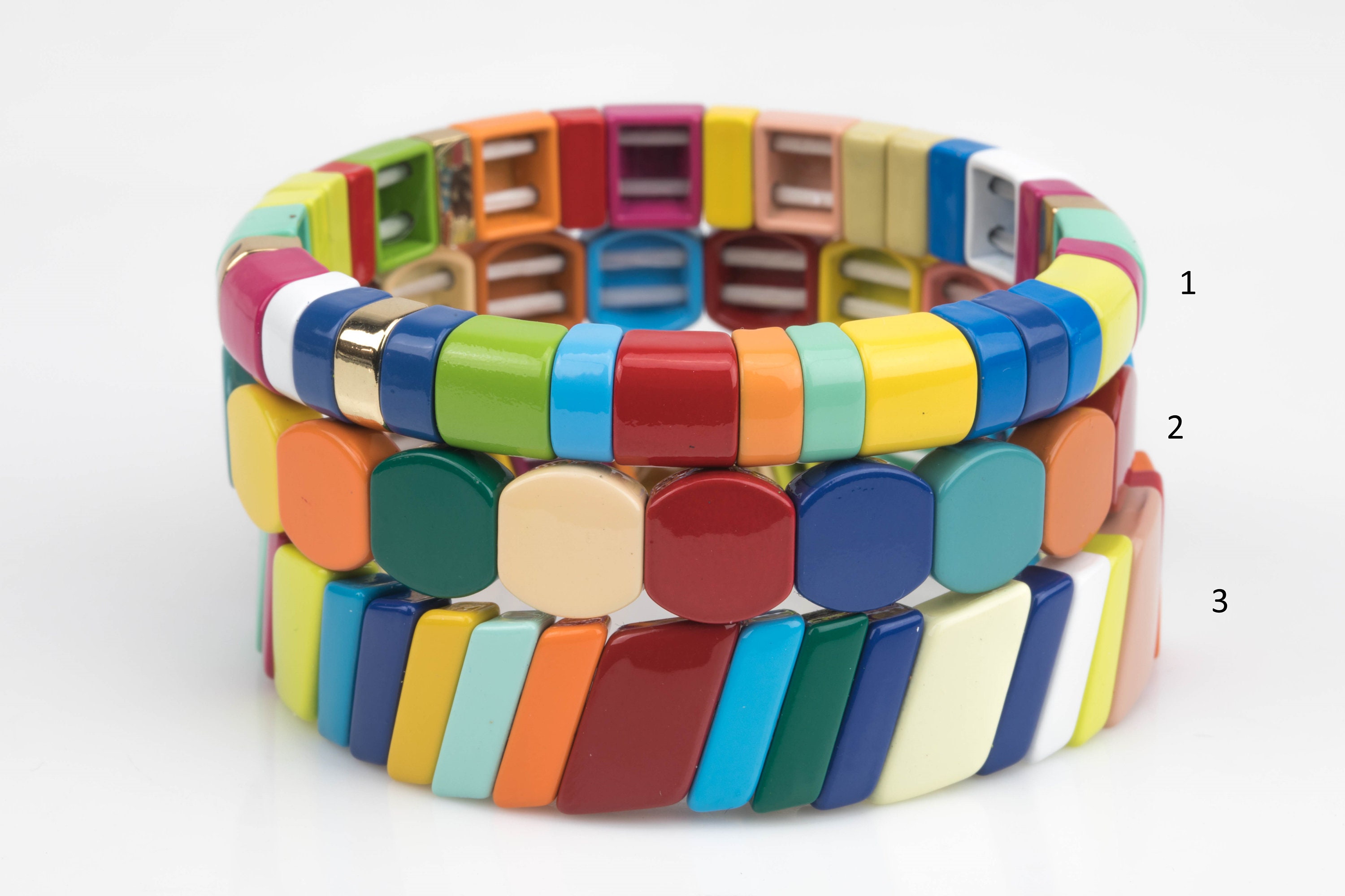 Bracelet Élastique Multicolore Pour Femmes Strass Cristal - Temu Canada