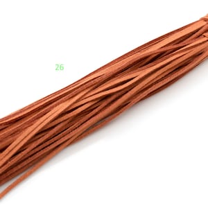 2 Pcs-- Suede TASSEL Tassles High Quality 7.5 inches Extra long and Thick image 4