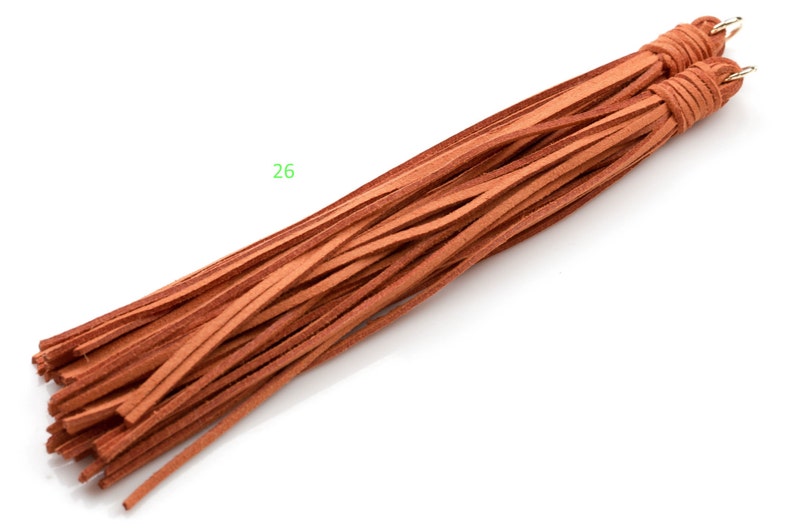 2 Pcs- Suede TASSEL Tassles High Quality 7.5 inches Extra long and Thick