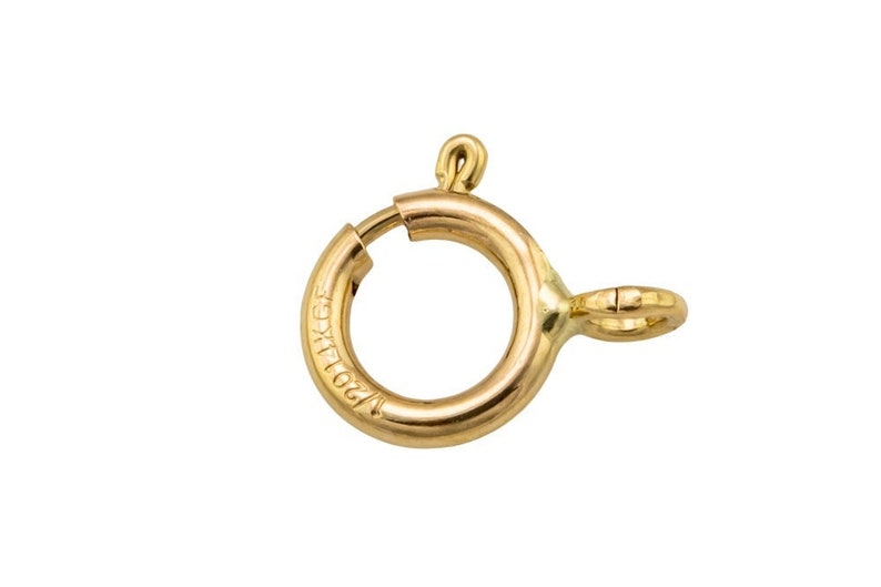 Gold Filled Open Spring Ring Clasp 14/20 Gold Filled USA Product image 2