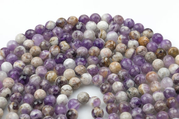 30 Perline Rondelle In Cristallo Sfaccettato Fatte A Mano | 6x8 Mm | Colore Ametista | Per Creazione Gioielli Fai Da Te