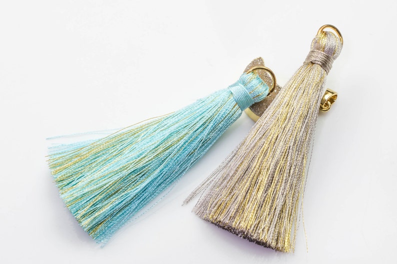 SILK Gold Line TASSEL TASSLE Silk Tassels Tassles High Quality Etsy