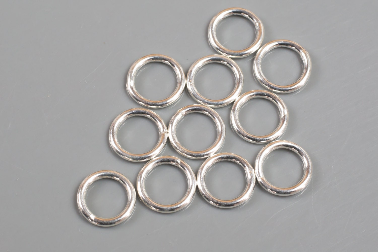 SS JUMP RINGS 925 Sterling Silver Closed and Open 4mm - Etsy