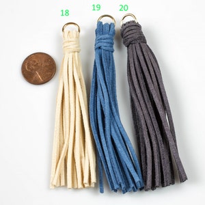 3 Pcs Suede TASSEL Tassles High Quality image 4