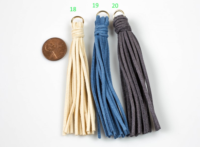 3 Pcs Suede TASSEL Tassles High Quality image 4