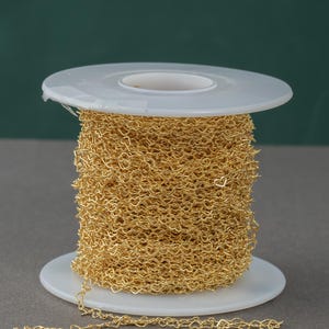 Gold Filled Herzkette- Herzkette 3.2 mm - Bubble Herz Kabelkette für Dauerschmuck- Großhandel - in den USA hergestellte Dauerschmuckkette