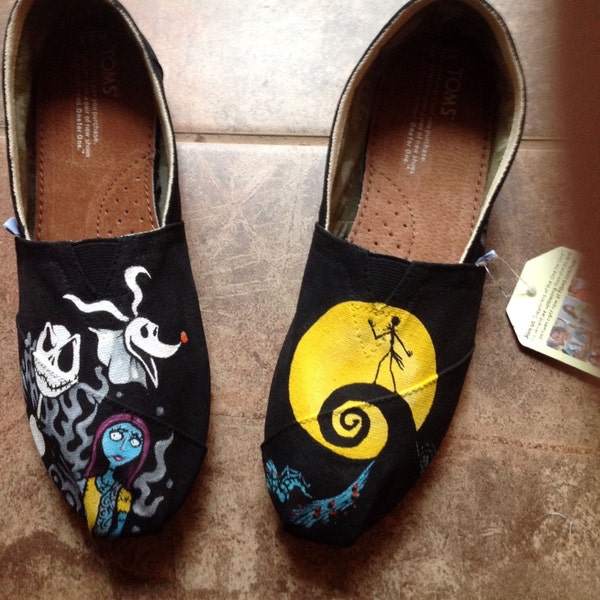 Toms Shoes Customized Nightmare Before Christmas