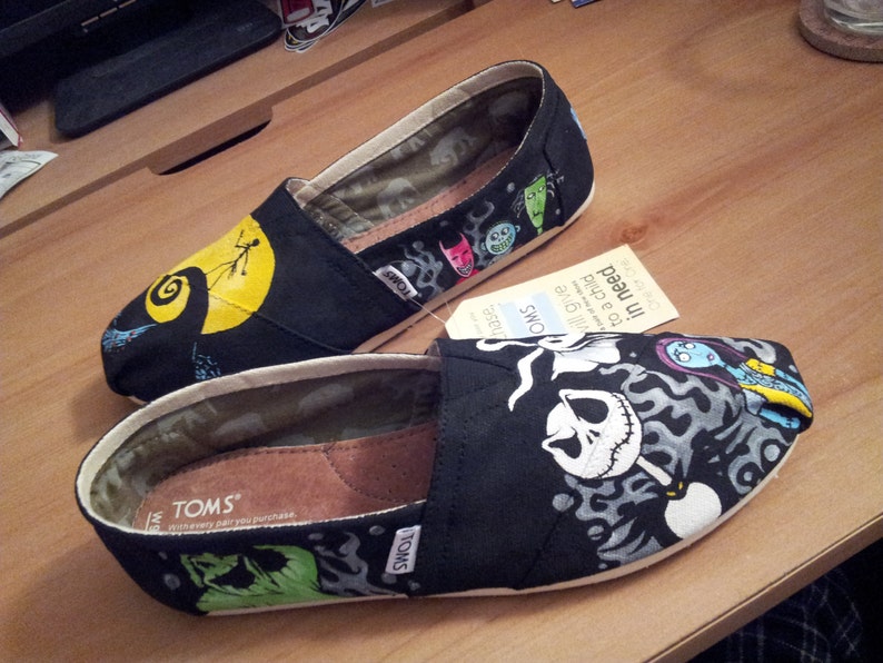 Toms Shoes Customized Nightmare Before Christmas Etsy