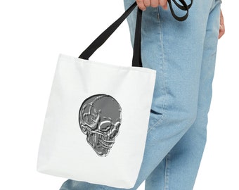 The Ephemeral Echo: A Skull Print Chronicle No. 1 -  F.Y.T.A.P. Tote Bag