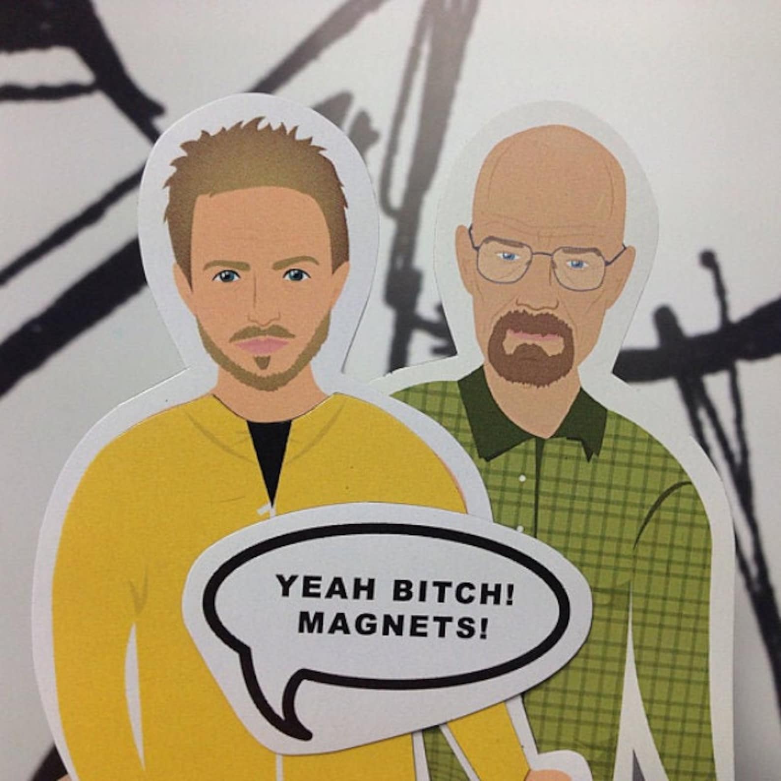 JESSE PINKMAN Inspired Fridge Breaking Bad Paper Etsy