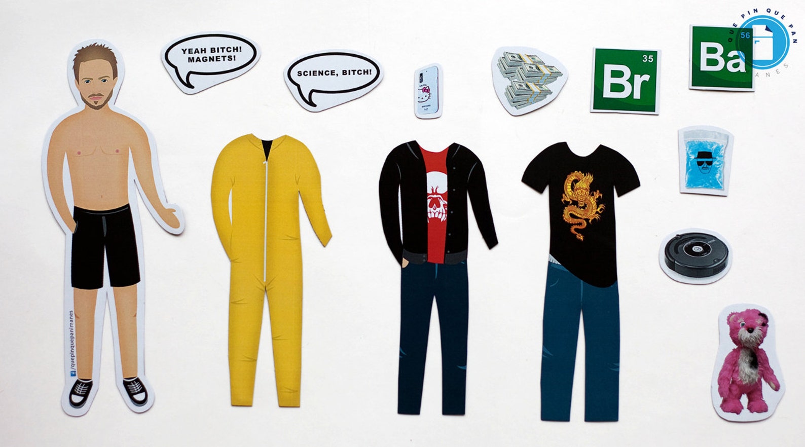 JESSE PINKMAN Inspired Fridge Breaking Bad Paper Etsy