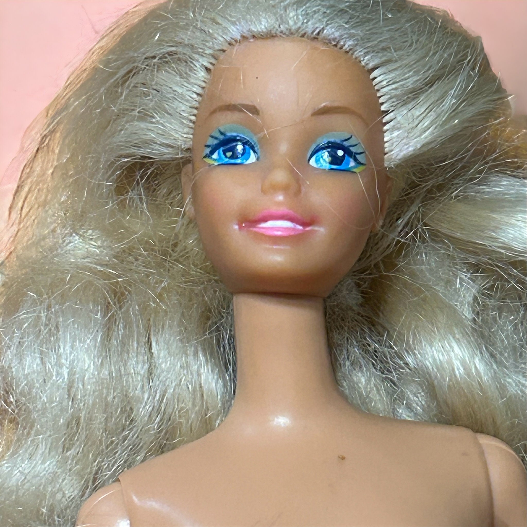 Vintage Mattel Barbie Doll ~ 1966 body, 1978 head ~ Molded Embossed Pink  Panties ~ Barbie Outfit and Accessories