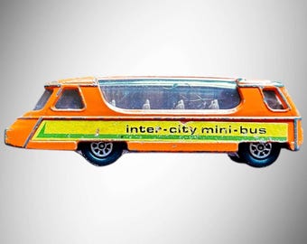 Vintage 1970s Corgi 701 Hi Speed Inter-city Mini Bus Made in Great