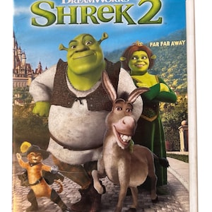 Shrek 2 DVD, 2004, DVD d'occasion grand écran Région 1