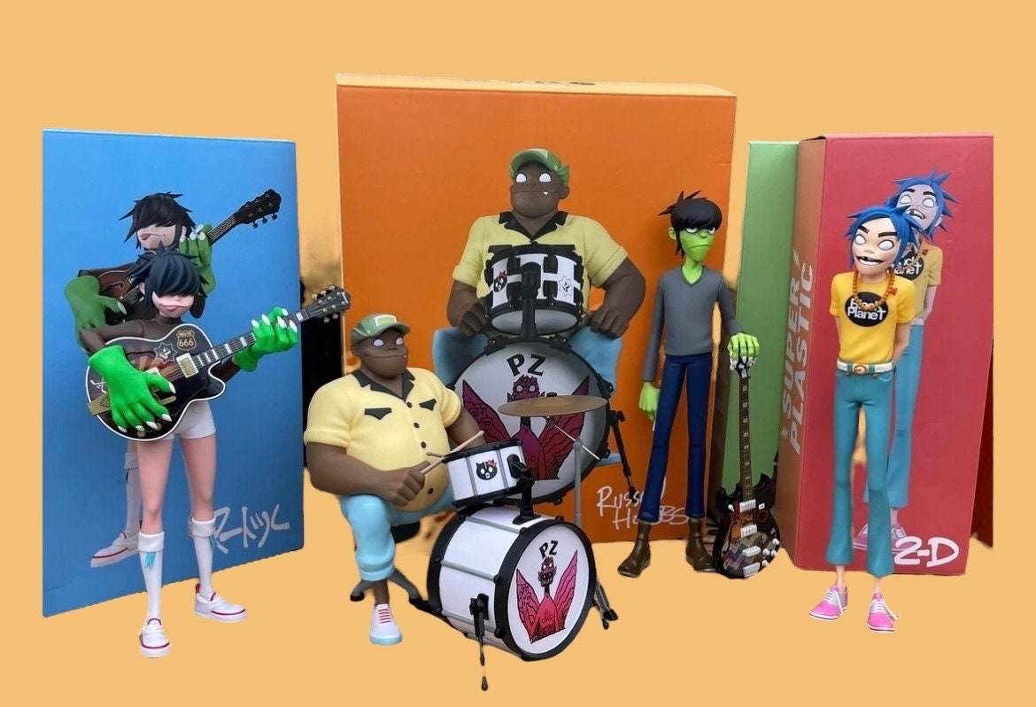 Gorillaz Full Set Sound Machine Band Superplastic - Etsy