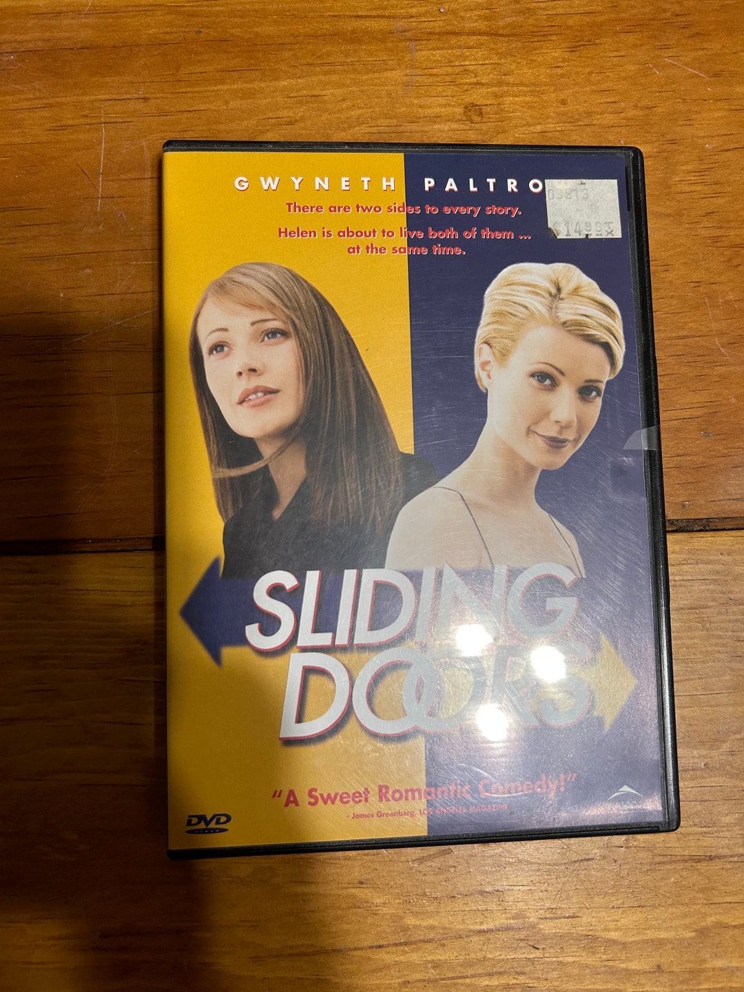 DVD MOVIE Sliding Doors Paltrow Etsy