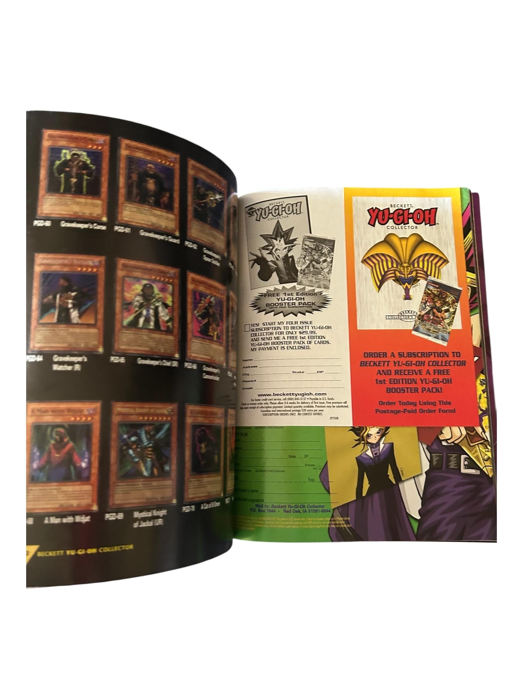 Beckett Yugioh Collector Magazine Price Guide Issue #8 October November  2003 - Etsy