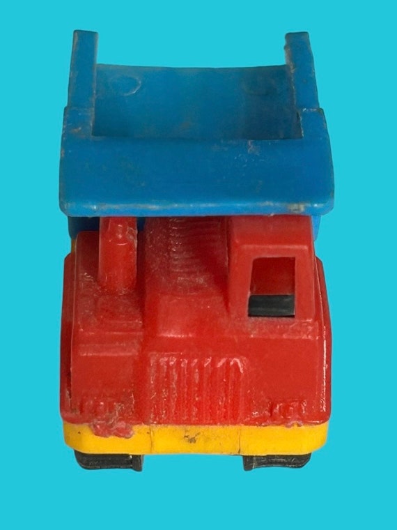 Vintage 1980s Bruder Mini Dump Truck Plastic Toy West