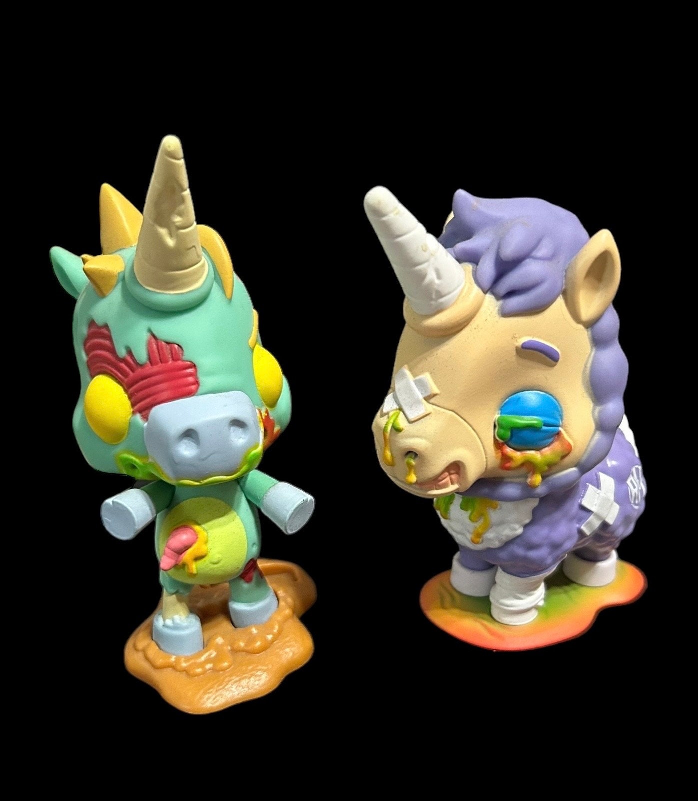 Mga R.I.P. Rainbows in Pieces Bobby Bruises Purple Unicorn and