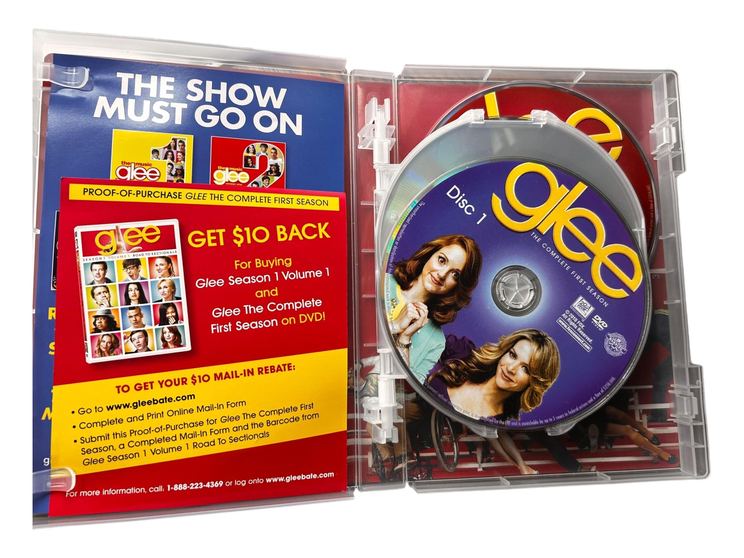Glee: the Complete First Season (DVD, 2010, 6-disc Set) Region 1