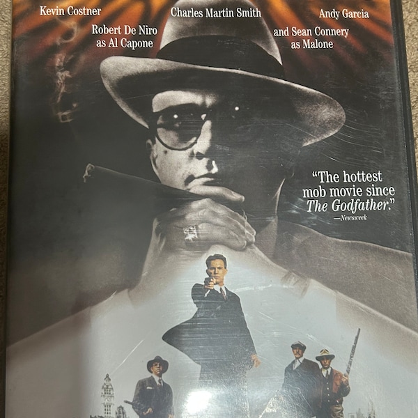 The Untouchables-1987-Kevin Costner-Movie-DVD Good Condition